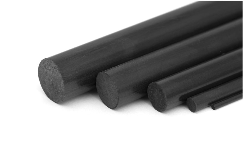 GfK-Vollstab Ø 6,0mm x 1000mm schwarz