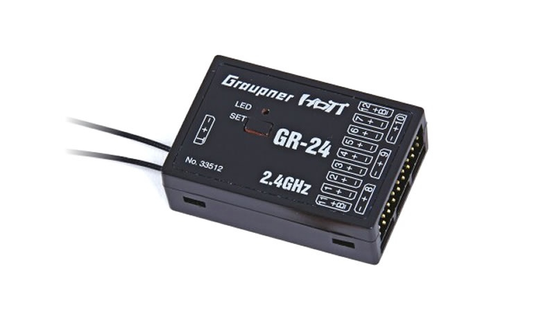 Graupner GR-24 HoTT Empfänger (12-Kanal) 33512