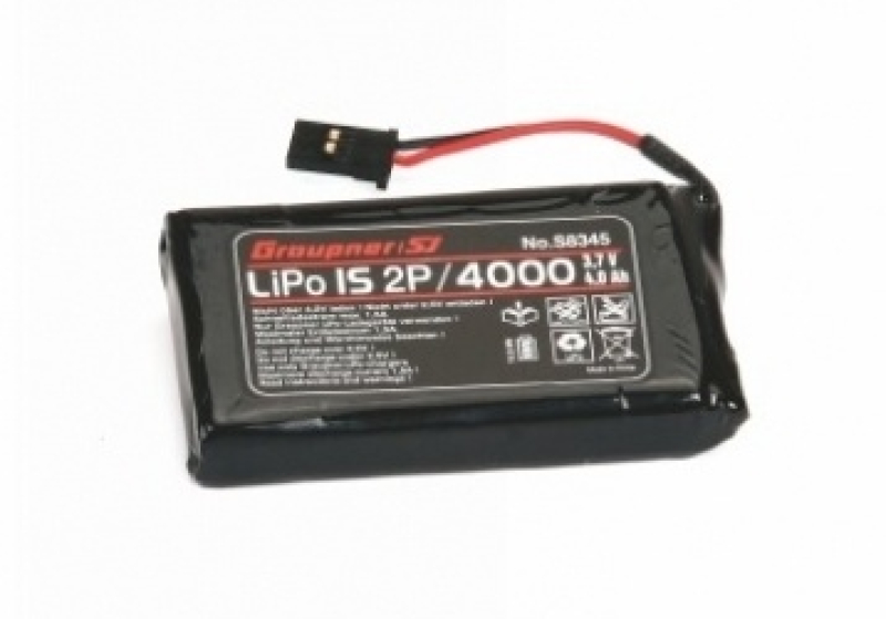 Graupner Senderakku für MZ18 und MZ24 Lipo 1S2P 4000mAh Nr. S8345.1