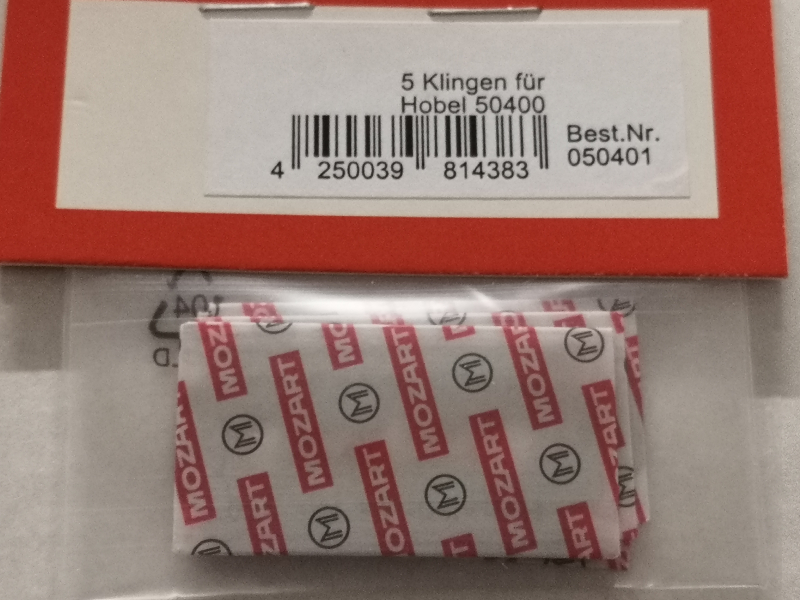 Ersatzklingen für Balsahobel 50400 R.E.M Modellbau Zubehör Artikel: 50401