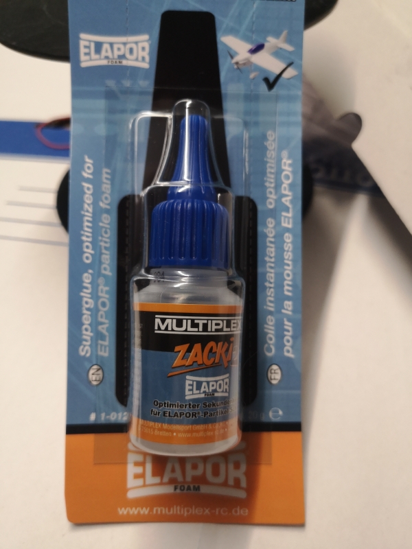 Zacki2 Elapor Sekundenkleber MPX 20g im Blister