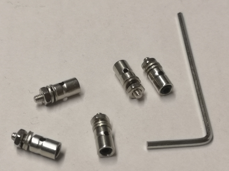 Gestängebefestigung Gestängeanschluss bis Ø 1,2mm VE=5 Stück