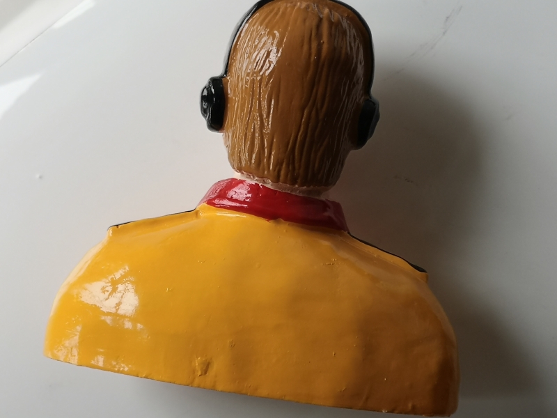 Graupner Pilotenbüste 78mm für Modelle im Maßstab 1:5 / 1:6 no.970.4