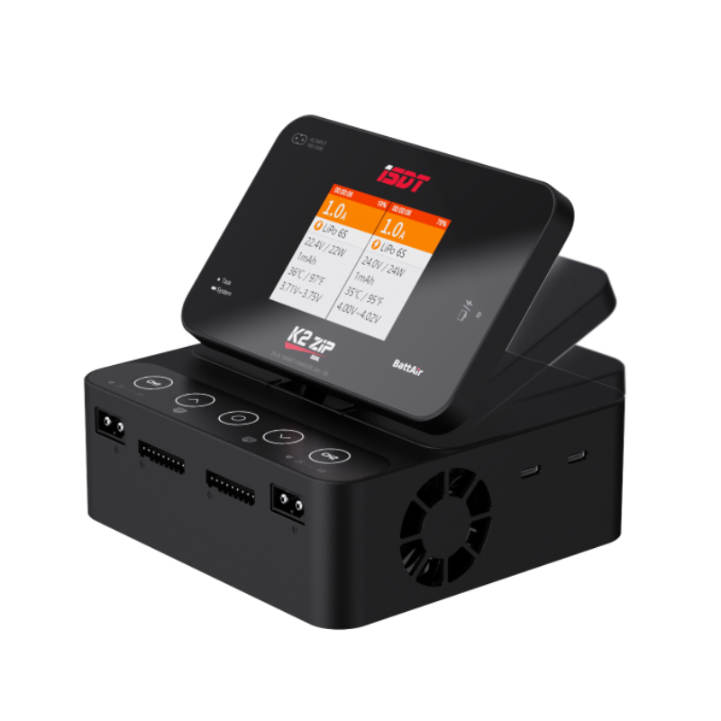 K2 Zip Smart Charger / Ladegerät 12V/230V für bis zu 20A Ladeleistung für 1-8S LiXX