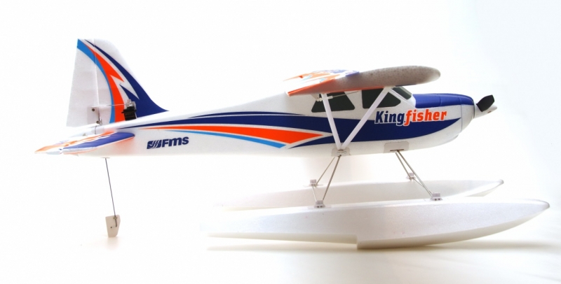 FMS Kingfisher EPO Trainer PNP mit Schwimmern und Ski Spw. 1400mm - jetzt NEU mit REFLEX Gyro