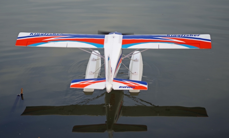 FMS Kingfisher EPO Trainer PNP mit Schwimmern und Ski Spw. 1400mm - jetzt NEU mit REFLEX Gyro
