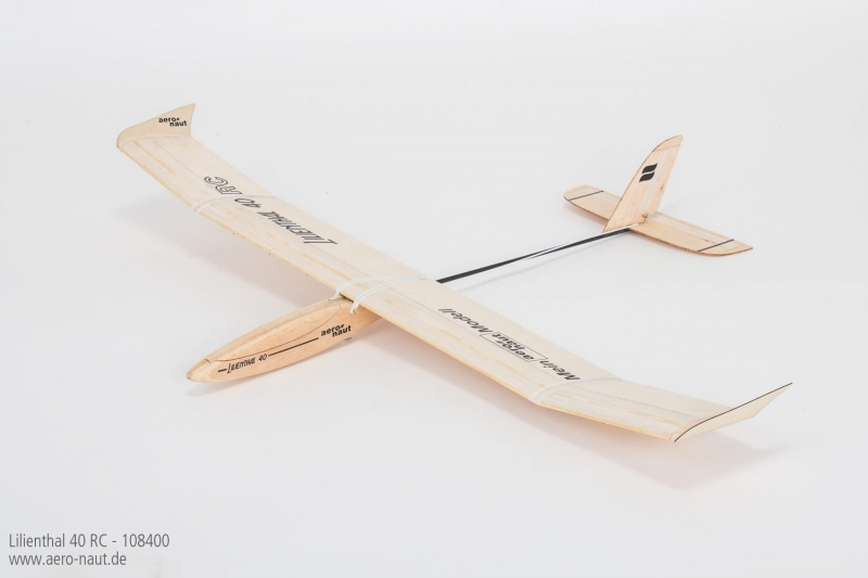 Lilienthal 40 Freiflugmodell mit und ohne RC fliegbar, optional mit Motoraufsatz