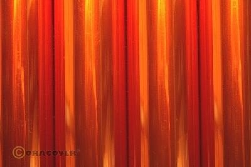 Oracover Bügelfolie transparent orange 10m Rolle 21-069-010