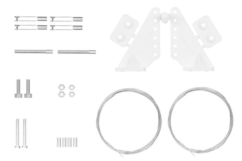 Doppelanlenkung mittels Litzs für Grossmodelle