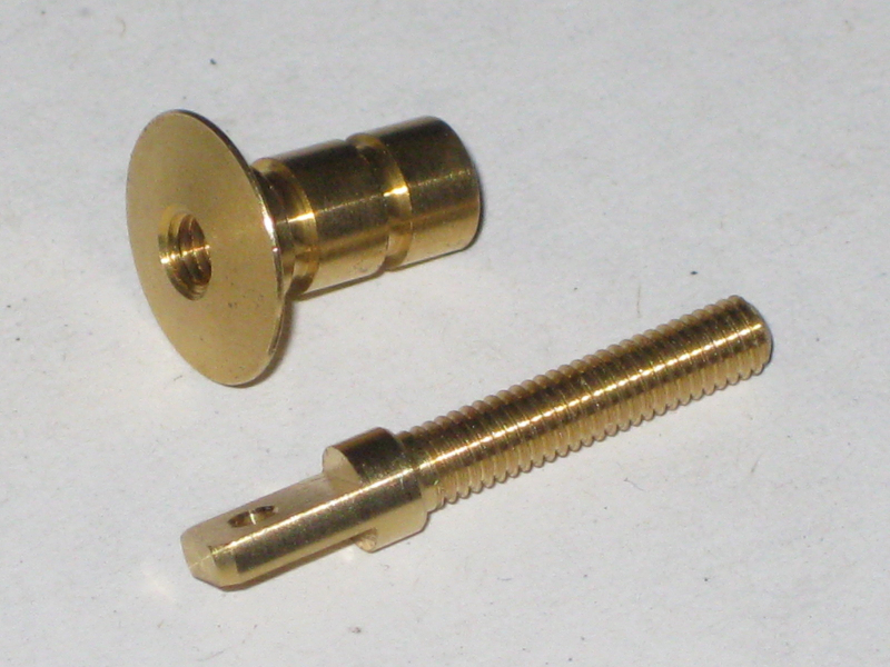 Ruderhorn M3 Messing verstellbar