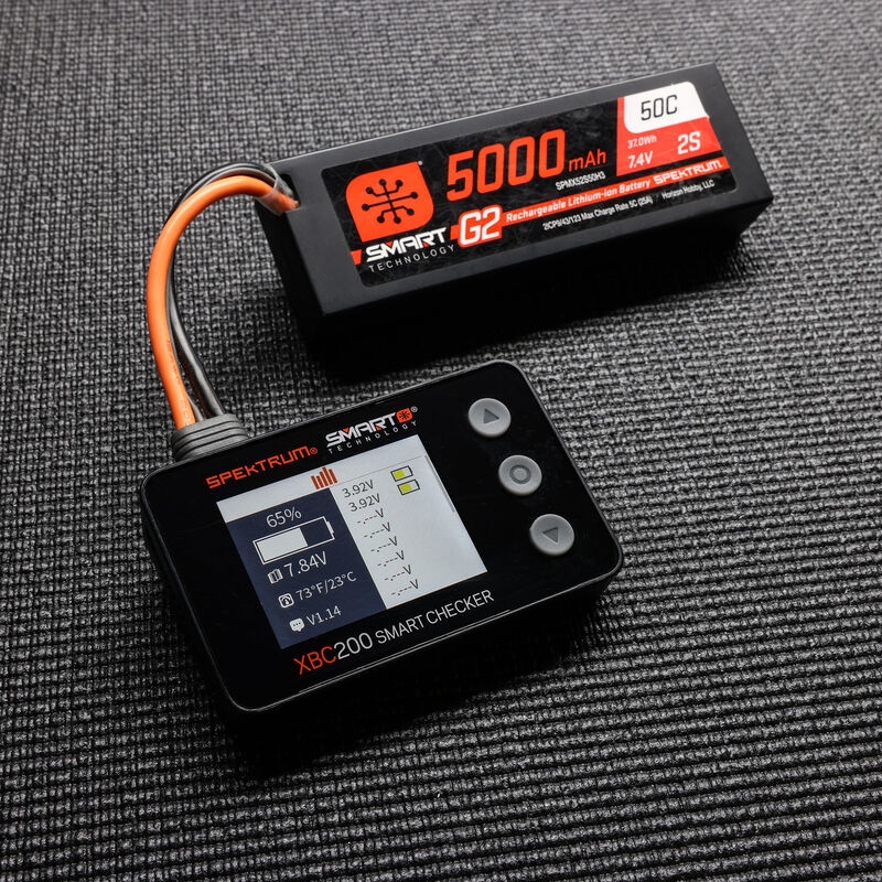 Spektrum Accessories XBC200 Smart LiPo Battery Checker & Servo Tester SPMXBC200