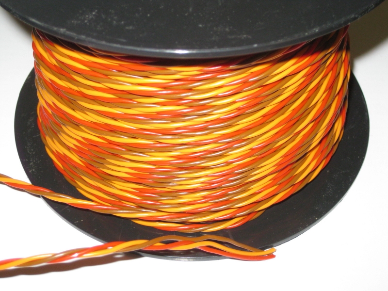 PVC Servokabel 3x 0,5qmm verdrillt / verseilt LiFY Farben Gr./JR Meterware