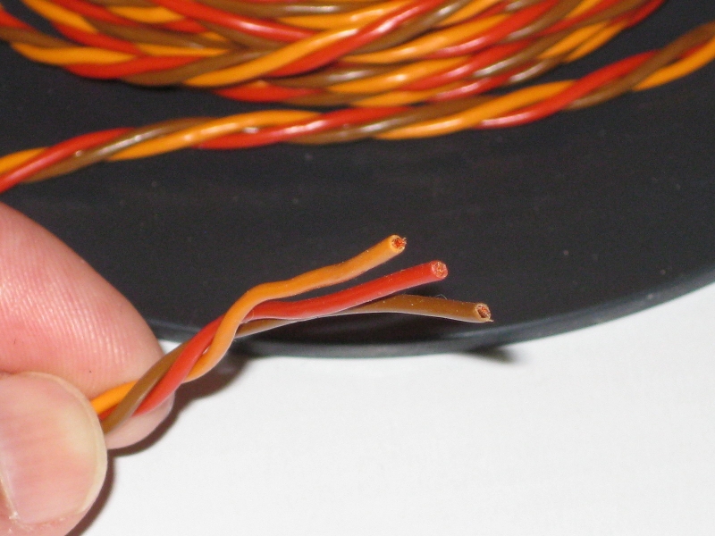 Servokabel verseilt 0,5qmm - weich und geschmeidig