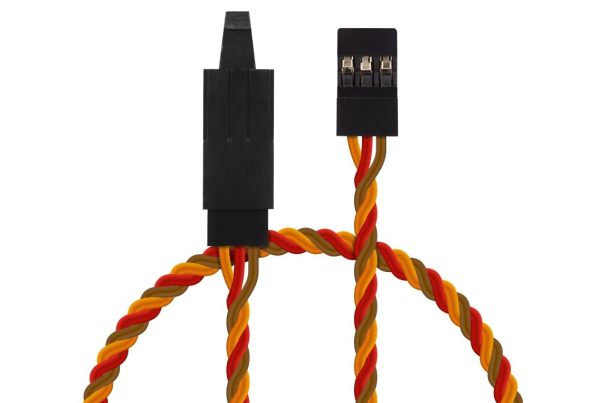 Servoverlängerungskabel verdrillt 60cm mit Sicherung KAV36.2004