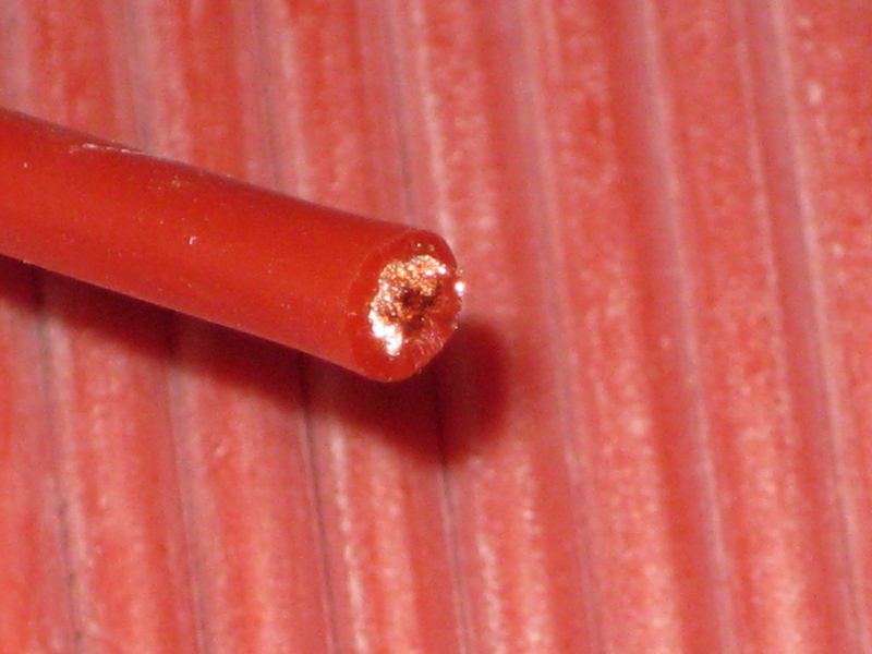 Silikon Einzellitze 4,0 mm² rot elastisch und geschmeidig Typ "NEG"