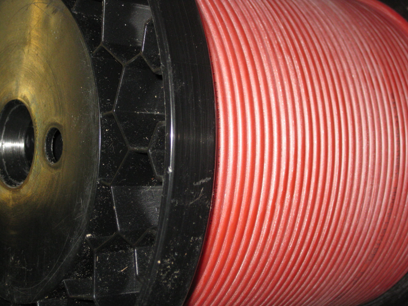 Silikon Einzellitze 4,0 mm² rot elastisch und geschmeidig Typ "NEG"