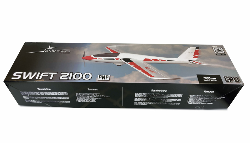 AMXPlanes Swift 2100 kunstflugtauglicher Elektrosegler EPO PNP 24135 Amewi