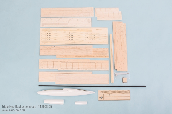 Triple NEO "Speed" Segelflugmodell oder Elektrosegler Bausatz 181cm Aeronaut