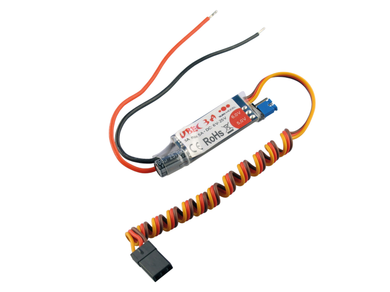 UBEC 3A/5V, externes BEC für 2S-6S Lipo