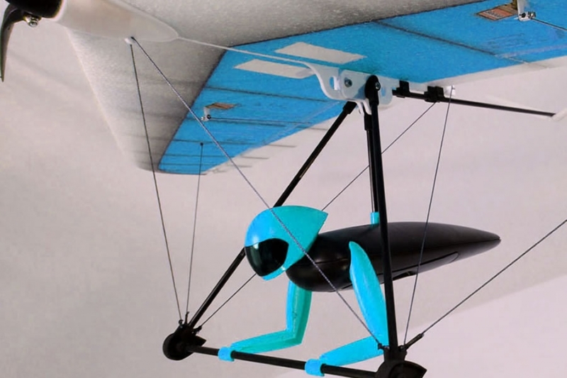 Wilco Drachenflieger 1.3m ARF BLAU aus EPP Combo mit Antrieb und Servos