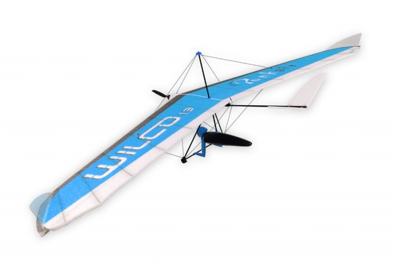 Wilco Drachenflieger 1.3m ARF BLAU aus EPP Combo mit Antrieb und Servos