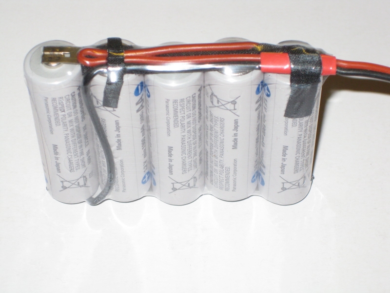 Empfängerakku Eneloop 6V, 2000mAh Reihe mit Kabel Gr./JR