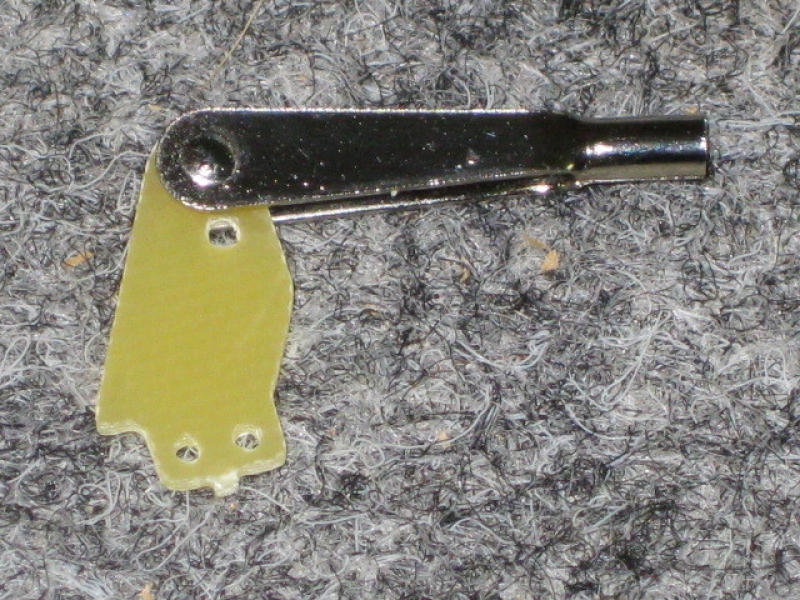 GfK-CNC Ruderhorn klein Parkflyer HLG passend für M2 Gabelkopf (1 Paar)