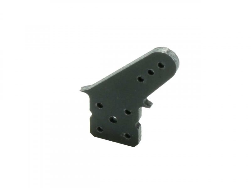 CNC gefräste Ruderhörner aus schwarzem GFK Material Höhe ca. 15mm x 2mm VE=10 Stück X0728