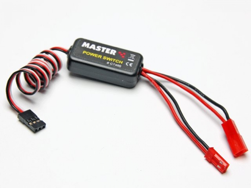 Powerschalter Power-Switch für Beleuchtung, Zündung, Kamera oder Rauchpatronen