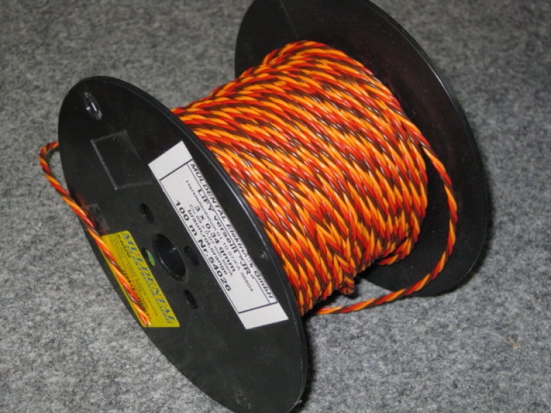 Servokabel verseilt 0.34qmm Meterware! Länge frei wählbar