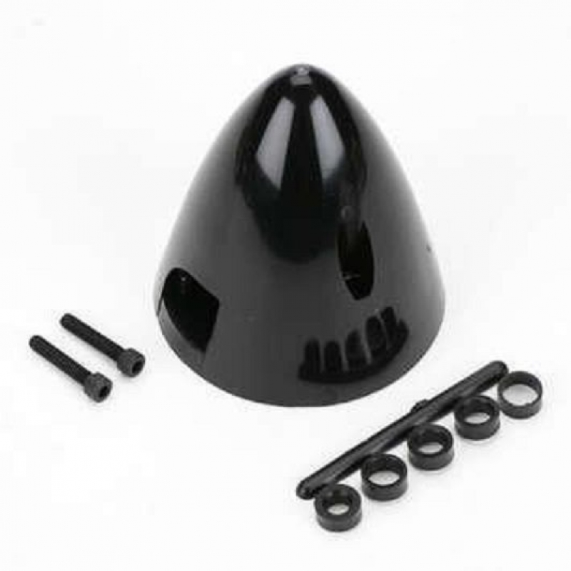 Kunststoffspinner 2-Blatt Ø 45mm schwarz DUBRO universal passend  durch Distanzstücke HAN 267