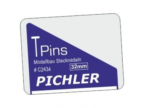 T-Pins Stecknadeln für den Modellbau / Bastlerbedarf PICHLER C2434 VE=100 Stück