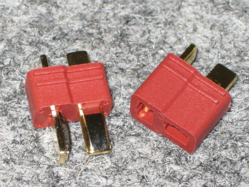 T-Plug Stecker und Buchse Goldkontakte kompatibel Deans