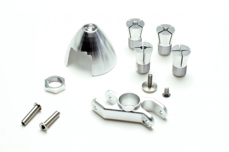 Z-Klappspinner Alu Ø 30mm inkl. Adapter für 2.0, 2.3, 3.0 und 3.17 mm Wellen