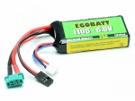 LiFe EGOBATT Akku 1100mAh 6,6V 25C MPX + JR/Uni Stecker ideal als Empfängerakku Pichler 15143